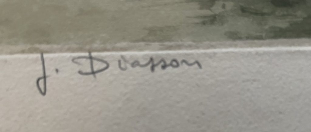 Signature of J. Simpson written in ink on a piece of paper.